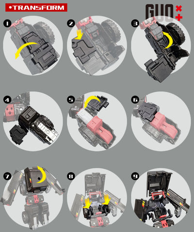 Go Better Studio GX-72U GX72U Upgrade Kit / Gap fillers for Legacy United Trailbreaker Upgrade Kit