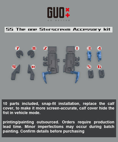 Go Better Studio GX-82 GX82 Upgrade Kit / Gap fillers for Studio Series One Starscream Upgrade Kit