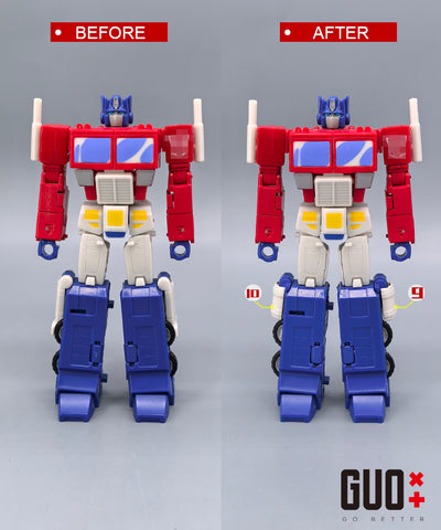 【Incoming】Go Better Studio GX-73R / GX-73B GX73R / GX73B Upgrade Kit / Gap fillers for Studio Series Devastation Optimus Prime Upgrade Kit