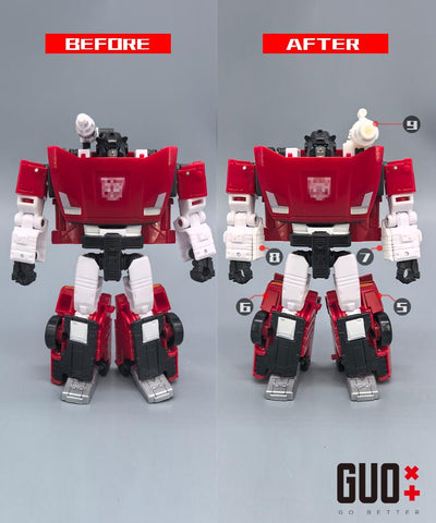 Go Better Studio GX-30DV GX30DV (GX-30B / 30B) Upgrade Kit / Gap fillers for  WFC Kingdom / SS Devastation Sideswipe Upgrade Kit