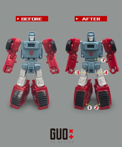 Go Better Studio GX-83 GX83 Upgrade Kit / Gap fillers for Studio Series SS86 Movie Windcharger Upgrade Kit