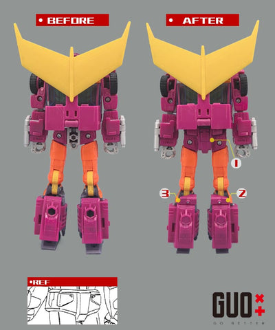 【Incoming】Go Better Studio GX-87A / GX-87B GX87A / GX87B Upgrade Kit / Gap fillers for SS86 Rodimus Prime / Rodimus SG Upgrade Kit