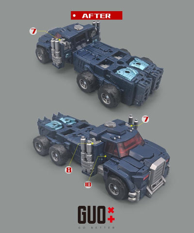 Go Better Studio GX-56B GX56B Gap fillers for Generations Armada Universe Nemesis Prime Upgrade Kit