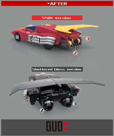 【Incoming】Go Better Studio GX-87A / GX-87B GX87A / GX87B Upgrade Kit / Gap fillers for SS86 Rodimus Prime / Rodimus SG Upgrade Kit