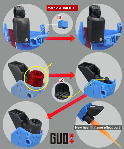 【Incoming】Go Better Studio GX-85 GX85 Upgrade Kit / Gap fillers for Studio Series SS86 Movie Thundercracker Upgrade Kit