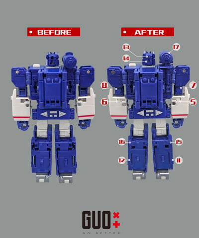 【Incoming】Go Better Studio GX-86 GX86 Upgrade Kit / Gap fillers for Studio Series SS86 Movie Soundwave Upgrade Kit