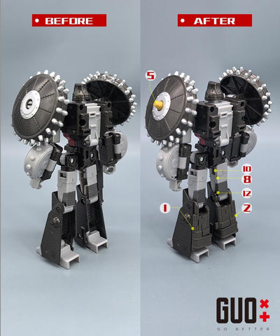 Go Better Studio GX-79 GX79 Upgrade Kit / Gap fillers for Timelines Hearts of Steel Megatron Upgrade Kit