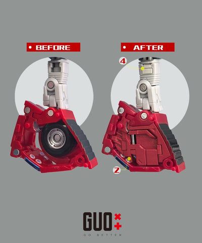 Go Better Studio GX-83 GX83 Upgrade Kit / Gap fillers for Studio Series SS86 Movie Windcharger Upgrade Kit