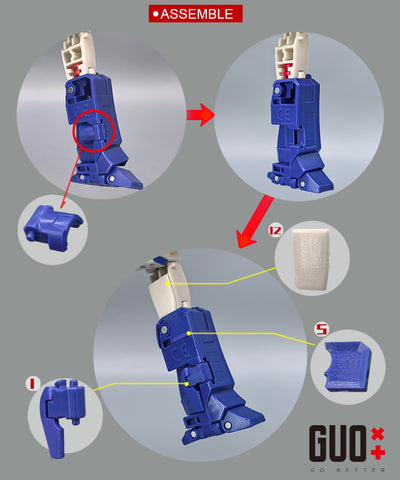 【Incoming】Go Better Studio GX-73R / GX-73B GX73R / GX73B Upgrade Kit / Gap fillers for Studio Series Devastation Optimus Prime Upgrade Kit