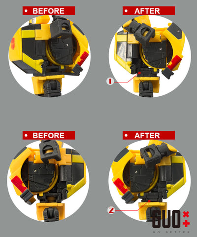 【Incoming】Go Better Studio GX-78 GX78 Upgrade Kit / Gap fillers for Age of the Primes AOTP Autobot Bumper Upgrade Kit