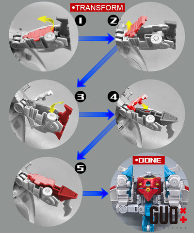 【Incoming】Go Better Studio GX-77 GX77 Upgrade Kit / Gap fillers for Timelines Comic Edition Hearts of Steel Starscream Upgrade Kit