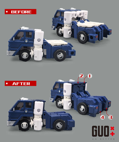 Go Better Studio GX-23B GX23B Gap Fillers for WFC Kingdom Pipes / Huffer Upgrade Kit