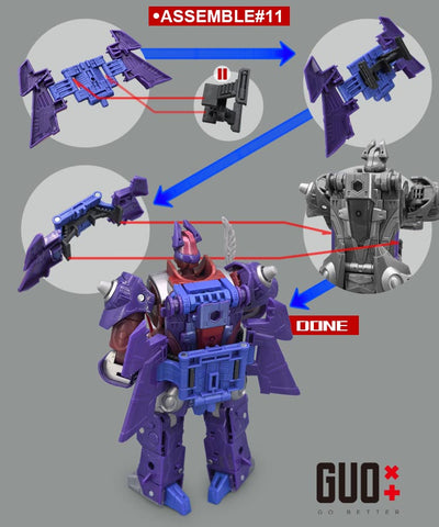 Go Better Studio GX-81 GX81 Upgrade Kit / Gap fillers for Age of the Primes Alpha Trion Upgrade Kit