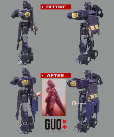 【Incoming】Go Better Studio GX-88 GX88 Upgrade Kit / Gap fillers for Age of the Primes AotP Solus Prime Upgrade Kit