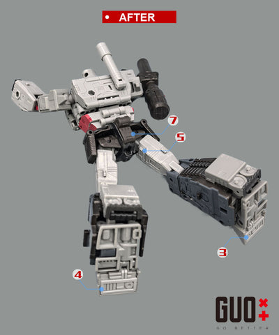 【Incoming】Go Better Studio GX-76 GX76 Upgrade Kit / Gap fillers for Studio Series 86 SS86 Movie Megatron Upgrade Kit