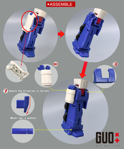 【Incoming】Go Better Studio GX-73R / GX-73B GX73R / GX73B Upgrade Kit / Gap fillers for Studio Series Devastation Optimus Prime Upgrade Kit