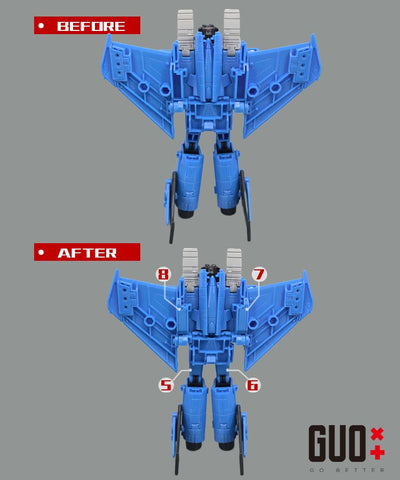 【Incoming】Go Better Studio GX-85 GX85 Upgrade Kit / Gap fillers for Studio Series SS86 Movie Thundercracker Upgrade Kit