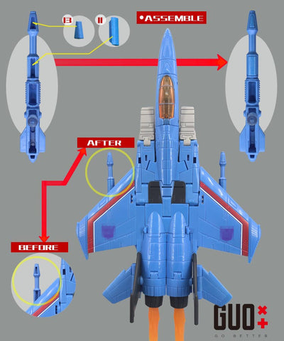【Incoming】Go Better Studio GX-85 GX85 Upgrade Kit / Gap fillers for Studio Series SS86 Movie Thundercracker Upgrade Kit