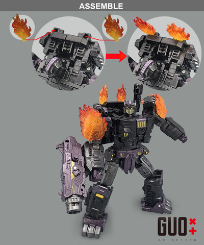 Go Better Studio GX-74 GX74 Upgrade Kit / Gap fillers for Age of the Primes Megatronus The Fallen Upgrade Kit