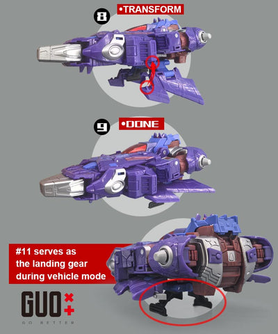 Go Better Studio GX-81 GX81 Upgrade Kit / Gap fillers for Age of the Primes Alpha Trion Upgrade Kit