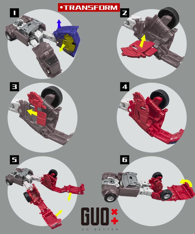 Go Better Studio GX-83 GX83 Upgrade Kit / Gap fillers for Studio Series SS86 Movie Windcharger Upgrade Kit