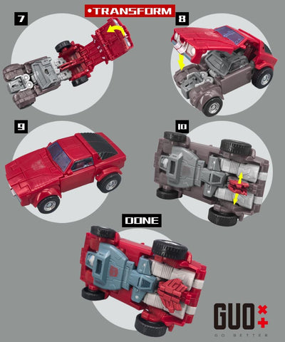 Go Better Studio GX-83 GX83 Upgrade Kit / Gap fillers for Studio Series SS86 Movie Windcharger Upgrade Kit