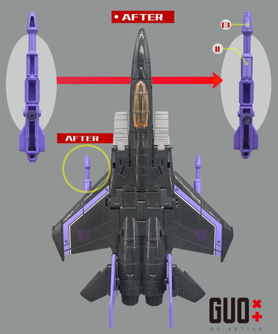 【Incoming】Go Better Studio GX-85B GX85B Upgrade Kit / Gap fillers for Studio Series SS86 Movie Skywarp Upgrade Kit