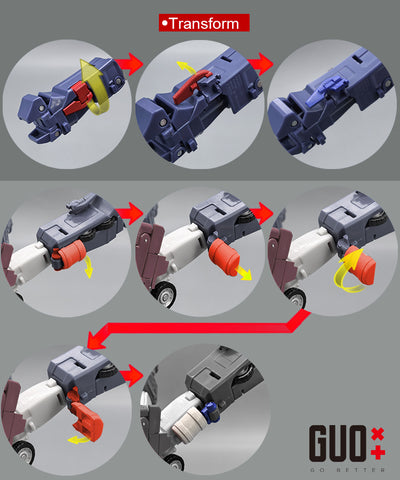 【Incoming】Go Better Studio GX-73R / GX-73B GX73R / GX73B Upgrade Kit / Gap fillers for Studio Series Devastation Optimus Prime Upgrade Kit