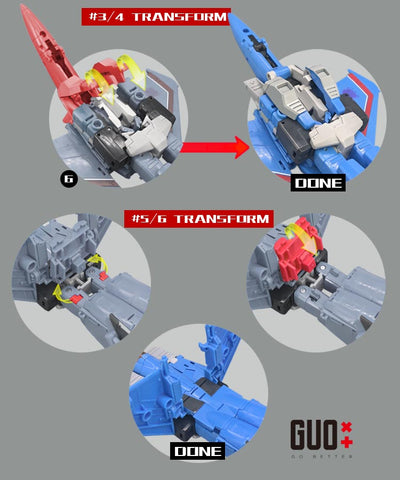 【Incoming】Go Better Studio GX-85 GX85 Upgrade Kit / Gap fillers for Studio Series SS86 Movie Thundercracker Upgrade Kit