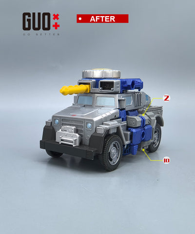 Go Better Studio GX-75 GX75 Upgrade Kit / Gap fillers for Age of the Primes AOTP Fistron (Iron Fist) Upgrade Kit