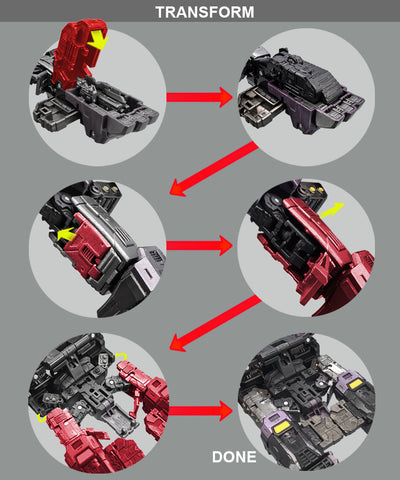 Go Better Studio GX-74 GX74 Upgrade Kit / Gap fillers for Age of the Primes Megatronus The Fallen Upgrade Kit