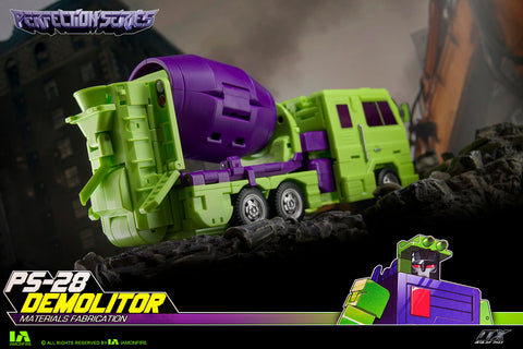 Mastermind Creations Ocular Max PS-28 PS28 Demolitor （Mixmaster, Devastator Combiner) 23cm / 9"