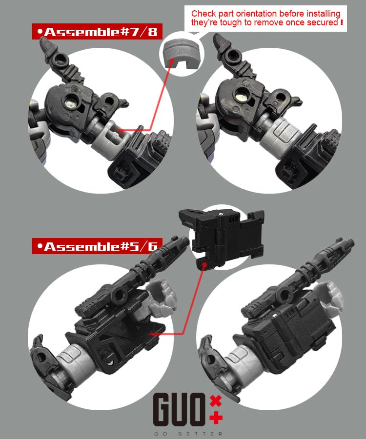 thumbnail image 2 of Resin Arm & Leg Upgrade Kit For Legacy Insecticon Bombshell – 3D DIY Accessories 2 of 6