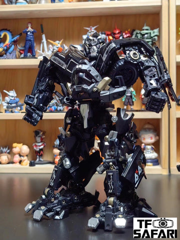 4th Party Black Apple M-06 M06（KO Not MPM06 MPM-06）Masterpiece Ironhide Oversized (Black Apple Alloy Modified version / Black Box)