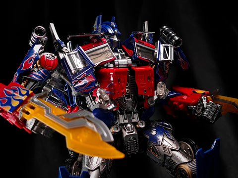 4th Party WJ KO Not MPM04 MPM-04 Optimus Prime Oversized (Black Apple Alloy Modified version) 30cm / 11.5"