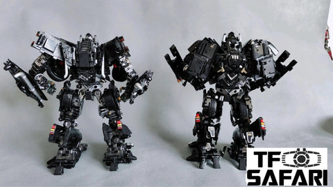 4th Party Black Apple M-06 M06（KO Not MPM06 MPM-06）Masterpiece Ironhide Oversized (Black Apple Alloy Modified version / Black Box)