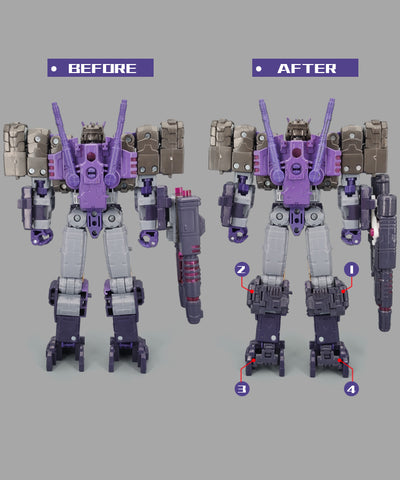 Go Better Studio GX-50 GX50 Uptrade Kit for Legacy Evolution Comic Verse Tarn ( Upgrade Kit+ Gap Fillers)