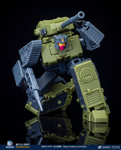 Magic Square MS-Toys MS-B51 MSB51 Lord of War Heavy Gunner (Brawl, Not Bruticus Combiner) G1 Version 10cm, 4"