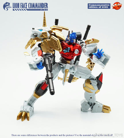 Pangu Toys PT-03 PT03 Lion Face Commander (Lio Convoy) 15cm / 6"