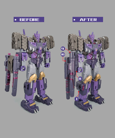 Go Better Studio GX-50 GX50 Uptrade Kit for Legacy Evolution Comic Verse Tarn ( Upgrade Kit+ Gap Fillers)