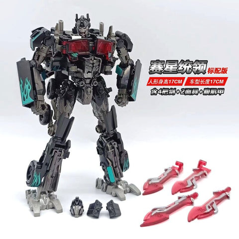 4th party BW BAIWEI TW1022C TW-1022C Optimus Prime (Modified KO SS32 / SS44) & Weapon Set Night Green Version 17.5cm / 6.9"