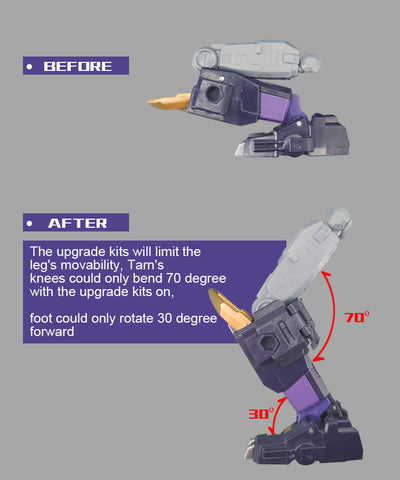 Go Better Studio GX-50 GX50 Uptrade Kit for Legacy Evolution Comic Verse Tarn ( Upgrade Kit+ Gap Fillers)