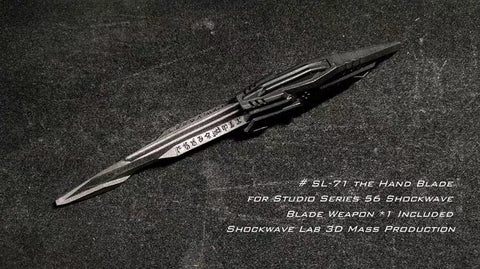 Shockwave Lab SL71 SL-71 Hand Blade for Studio Series SS-56 Shockwave Upgrade Kit