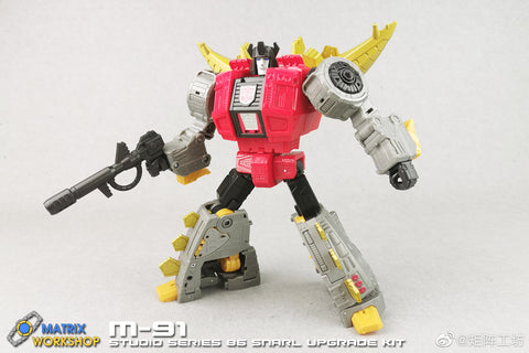 Matrix Workshop M91 M-91 Weapon set (Guns / Sword) for Studio Series 86 Snarl Dinobot Upgrade Kit