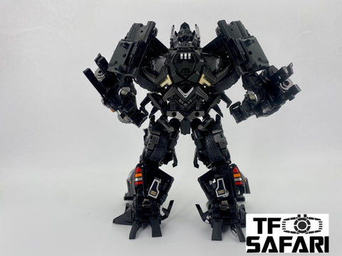 4th Party Black Apple M-06 M06（KO Not MPM06 MPM-06）Masterpiece Ironhide Oversized (Black Apple Alloy Modified version / Black Box)