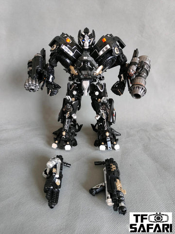 4th Party Black Apple M-06 M06（KO Not MPM06 MPM-06）Masterpiece Ironhide Oversized (Black Apple Alloy Modified version / Black Box)