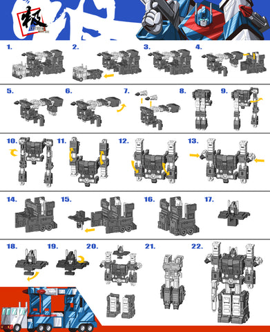 Dr.Wu & Mechanic Studio Extreme Warfare DW-E23T DWE23T Tactical Commander (Ultra Magnus) Legends Class ( Toy Color Version)