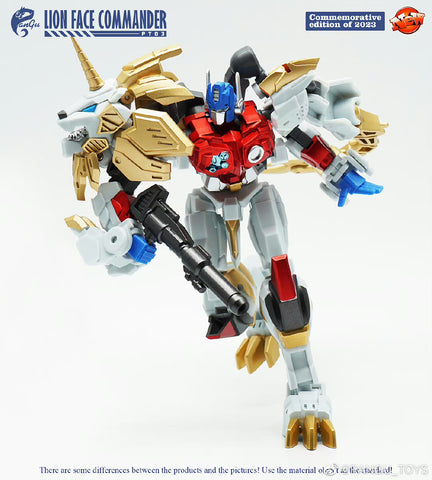 Pangu Toys PT-03 PT03 Lion Face Commander (Lio Convoy) 15cm / 6"