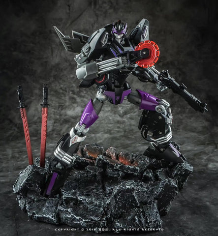 SXS R-04C R04C Hot Flame (IDW Rodumus Unicronus) Black Version 20cm / 8"