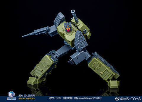 Magic Square MS-Toys MS-B51 MSB51 Lord of War Heavy Gunner (Brawl, Not Bruticus Combiner) G1 Version 10cm, 4"